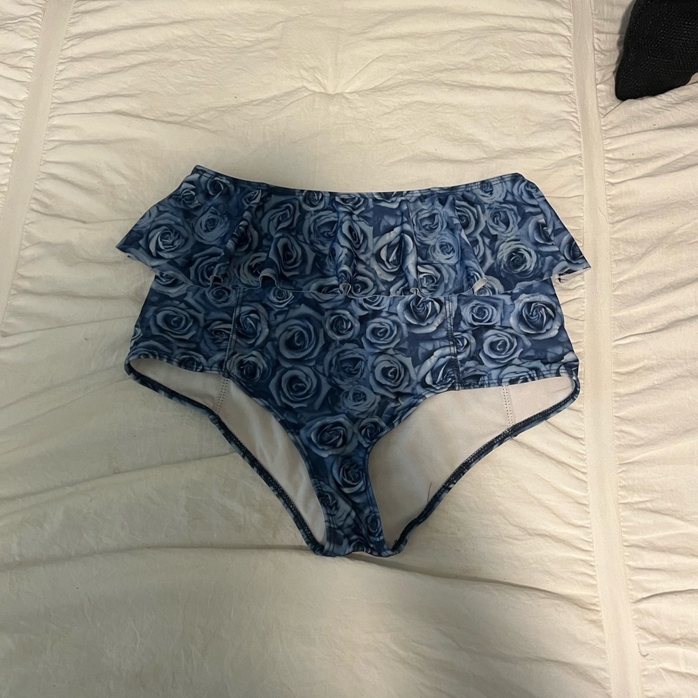 Kortni jeane high wasted peplum bottoms full coverage